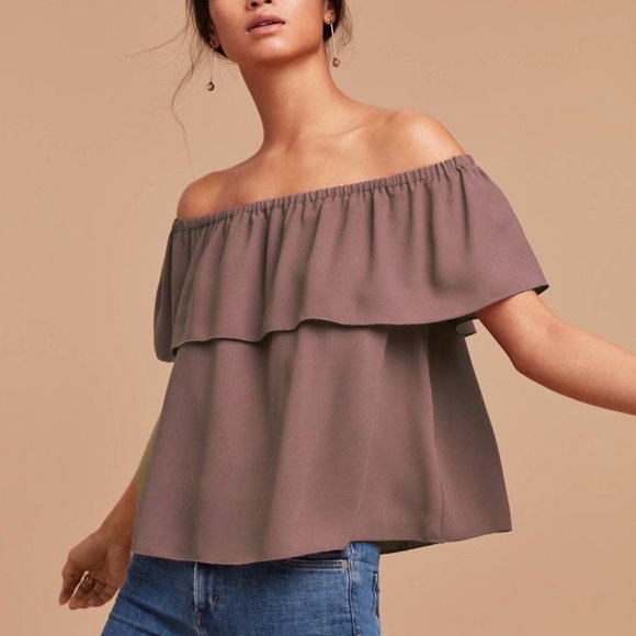 SOLD-Aritzia Wilfred Promener Blouse - Picture 6 of 6